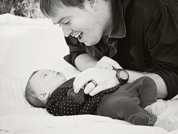 father and infant daughter - west lafayette indiana