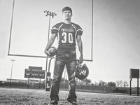 Senior athlete portrait by blc portraits